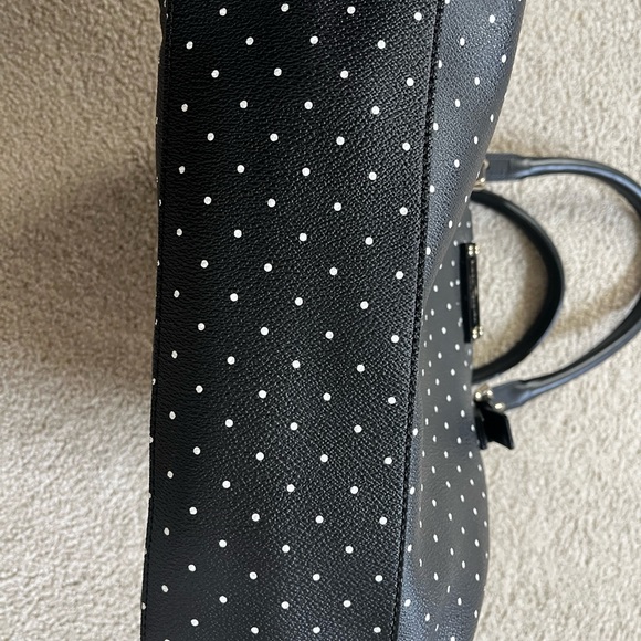 Kate Spade polka dot black and white speedy purse. NEVER used. Brand new. - Picture 3 of 3